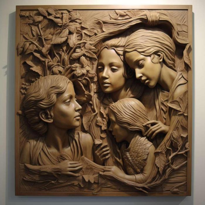 نموذج ثلاثي الأبعاد لآلة CNC 3D Art 